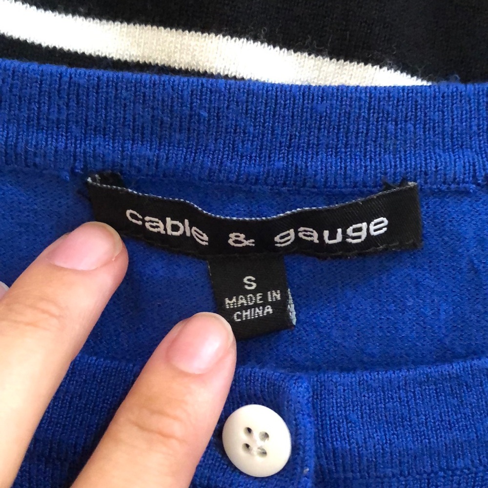 Cable & Gauge Cardigan - Picture 3 of 4